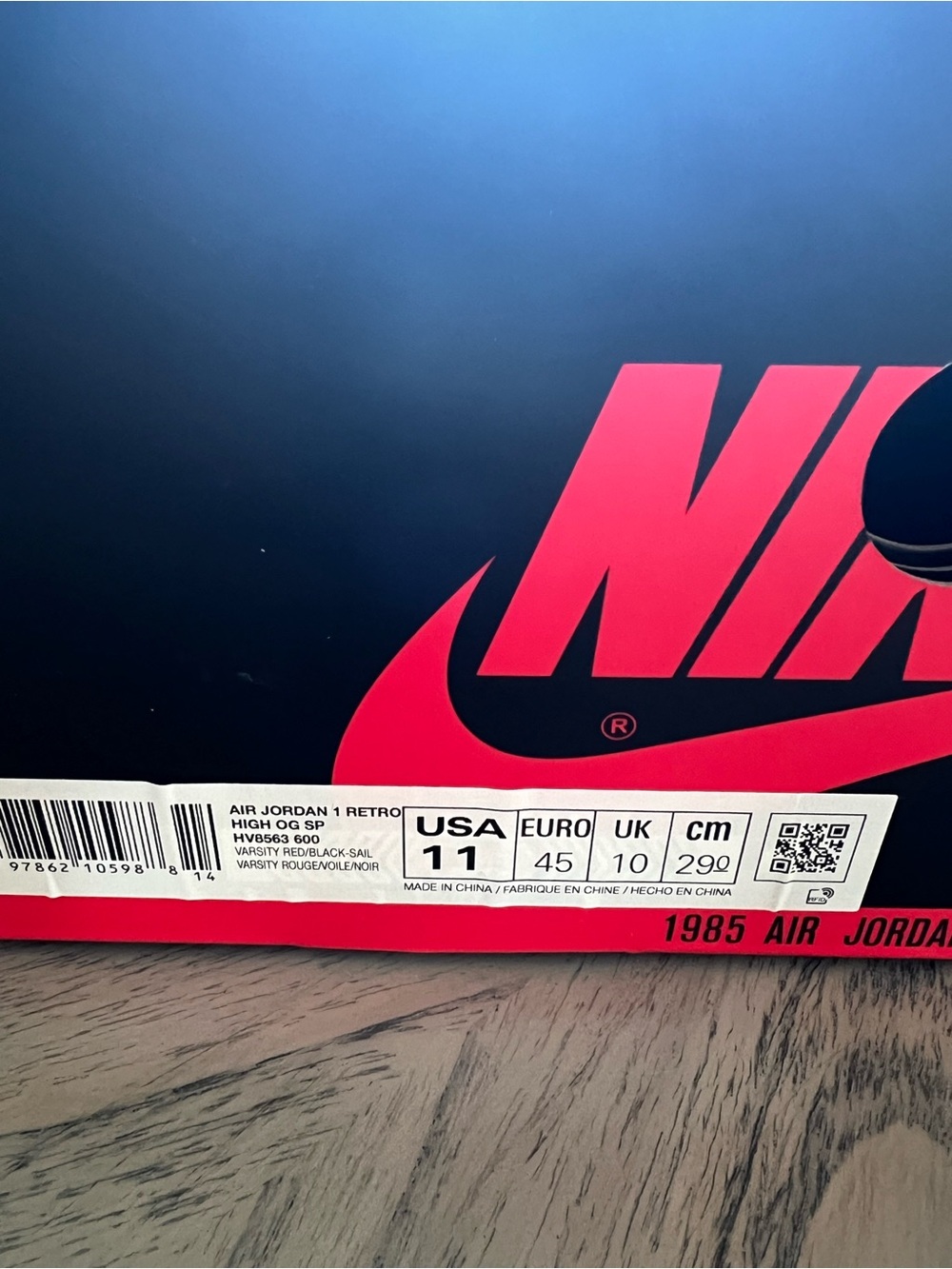 Air Jordan 1 retro union Chicago shoe - Picture 4 of 7